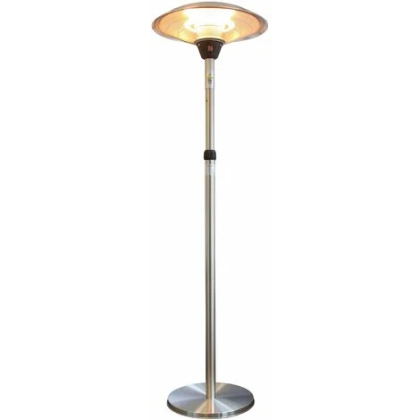 GREADEN - Parasol Chauffant Infrarouge ERIS à Tête Inclinable/Orientable (Chaleur Ciblée) - Chauffage électrique De Terrasse à Halogène 2100W, Extérieur IP44, Réglable - Radiateur Jardin/Patio/Terras – Image 2