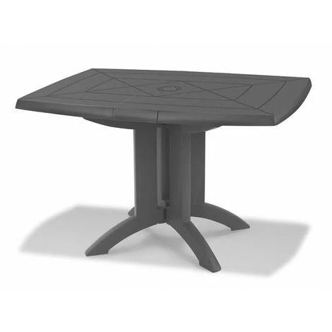 Grosfillex TABLE VEGA 118x77x72 Cm Coloris Anthracite
