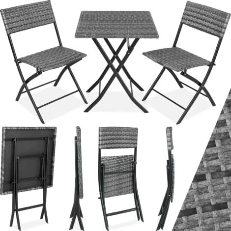Salon De Jardin TREVI 2 Personnes - Mobilier De Jardin, Meuble De Jardin, Ensemble Table Et Chaises De Jardin