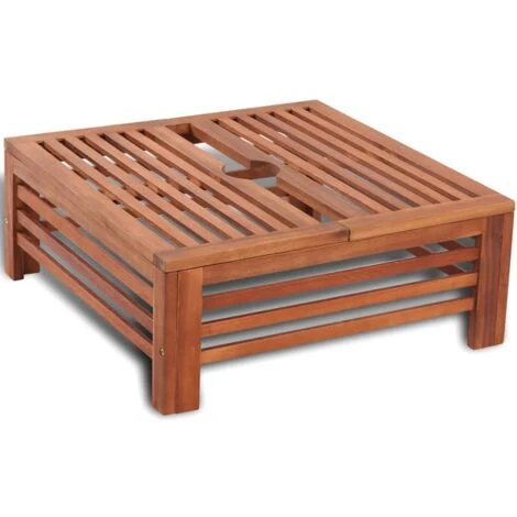 Couverture De Support De Parasol En Bois VidaXL