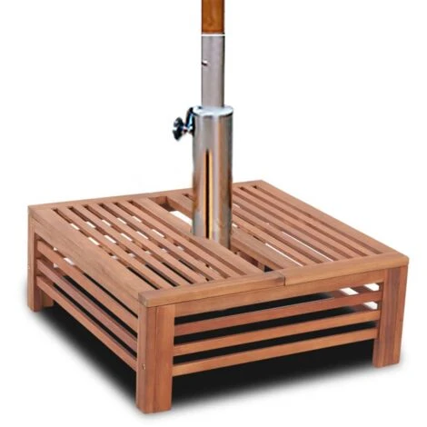 Couverture De Support De Parasol En Bois VidaXL – Image 2