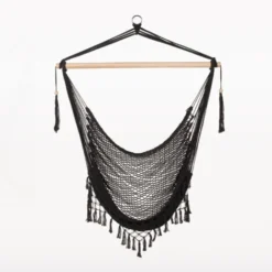 Fauteuil Suspendu De Jardin Thana SKLUM Noir