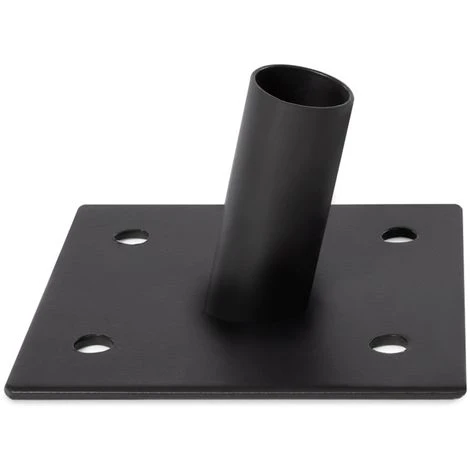 Mât De Fixation Pour Voile D'ombrage H. 220 CM Poteau Et Base Acier – Image 5