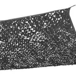 Voile D'ombrage Rectangulaire Design Ombrière Camouflage 3x4 M Gris
