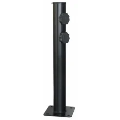 PROLOISIRS Option Tube Acier Pour Parasol Mat Central 50kg - Noir