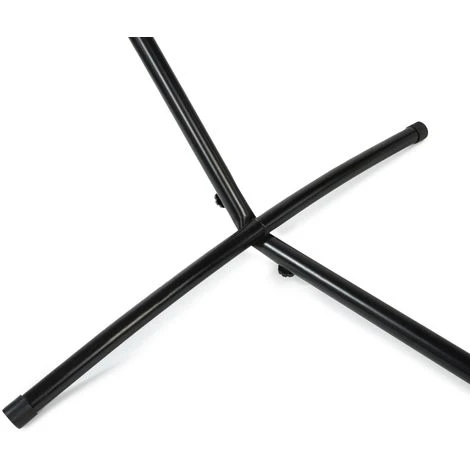 Hamac Avec Support Métal Et Toile Bleu Marine – Image 4