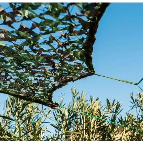 Toile D'ombrage Ajourée Camouflage Werkapro 2 X 3 Mètres 6m2 – Image 3