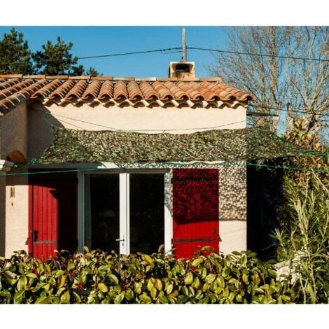 Toile D'ombrage Ajourée Camouflage Werkapro 2 X 3 Mètres 6m2 – Image 5