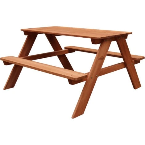 Sunny Dave Table Pique Nique En Bois Table Enfant Pour Le Jardin – Image 2