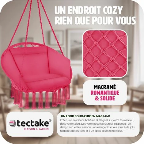 Fauteuil Suspendu GRAZIA - Hamac Chaise, Hamac Suspendu, Chaise Suspendue – Image 4