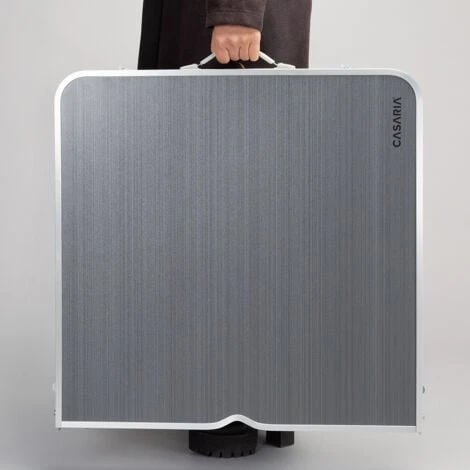 Table De Camping 4 Chaises Pliantes Fonction Valise Gris Ensemble Au Choix Gris – Image 5