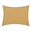 OUTSUNNY Voile D'ombrage Toile Solaire Rectangulaire 6L X 4l M HDPE Jaune