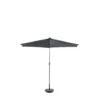 Parasol De Balcon Gris Foncé De 270 Cm Polyester Et Aluminium - Mobilier De Jardin - Parasol