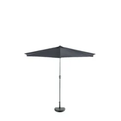 Parasol De Balcon Gris Foncé De 270 Cm Polyester Et Aluminium - Mobilier De Jardin - Parasol