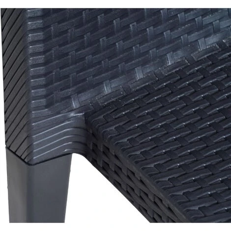 Progarden CHAISE LADY IMP, RATTAN ANTHRAC, – Image 5