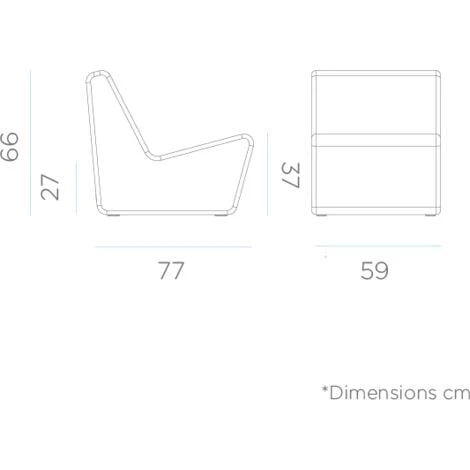 Fauteuil Lumineux D'extérieur MOOVERE H66cm Solaire+Batterie Rechargeable LED/RGB – Image 3