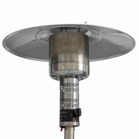 Chauffage D'extérieur Gaz 12.5kW - Finland - Parasol Chauffant En Acier Inoxydable. Réglable. Porte En Façade Et Roulettes – Image 2