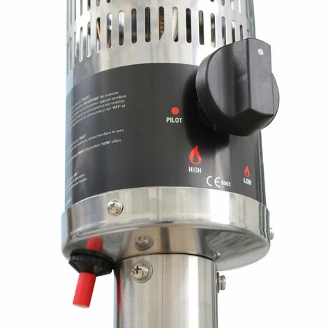 Chauffage D'extérieur Gaz 12.5kW - Finland - Parasol Chauffant En Acier Inoxydable. Réglable. Porte En Façade Et Roulettes – Image 4