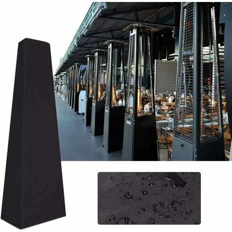 Kueatily Housse De Chauffage De Terrasse Robuste Et Imperméable, 87 Cm, Pour Chauffage De Jardin, Chauffage De Terrasse Pyramide, Grand Triangle – Image 4