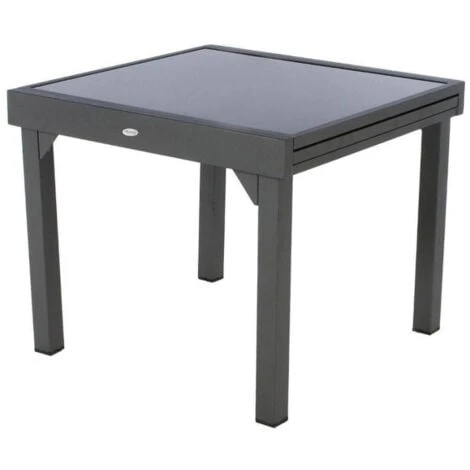 Table Piazza Extensible 8 Personnes Anthracite/graphite - Avec Rallonge – Image 5