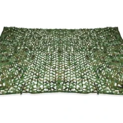 Voile D'ombrage Rectangulaire Design Ombrière Camouflage 3x4 M Treillis Vert