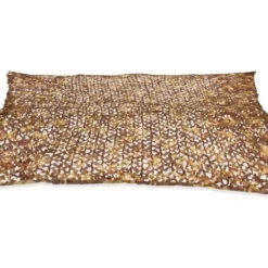 Voile D'ombrage Rectangulaire Design Ombrière Camouflage 3x4 M Treillis Taupe