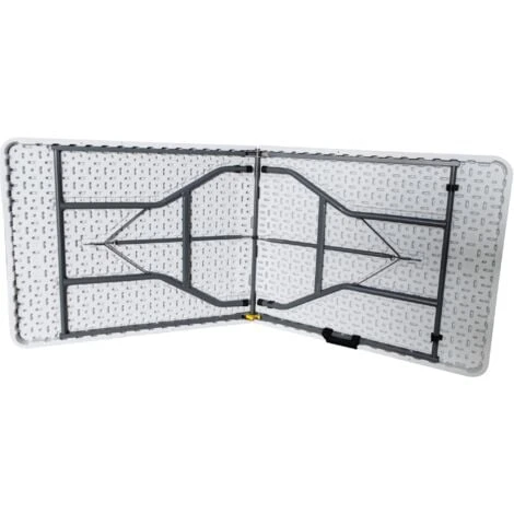 Table Pliante Rectangulaire 180x74x74cm Werkapro – Image 2