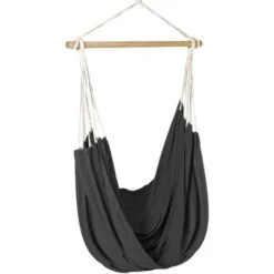 Hamac Siège Suspendu Avec Toile Gris Anthracite