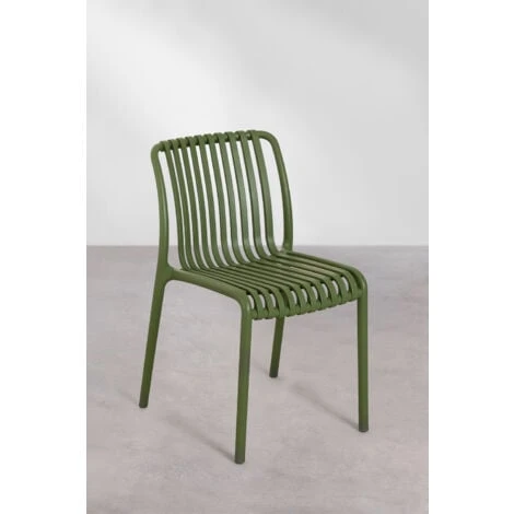 Chaise De Jardin Empilable Wendell SKLUM Vert Militaire – Image 3
