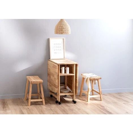 Table Pliante Rectangulaire En Bois (155x60 Cm) Arlan SKLUM – Image 3