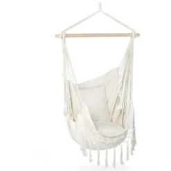 Fauteuil Suspendu BALI 2 Coussins écru