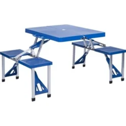Table De Camping 4 Personnes Avec Banc - Kingcamp