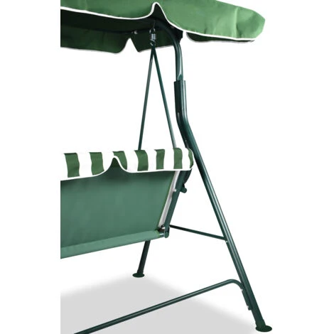 Balancelle De Jardin Extérieure Balancelle De Terrasse Extérieure Trois Places 170X110Xh152 Cm – Image 5