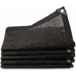 Kueatily Filet D'Ombrage 8 Broches Ombrage 80% Renforce éPaissir Voile Ombrage, Serres Filet Coupe-Vent Avec Oeillets,pour La Couverture VéGéTale/Serre/Jardin/Pergola(3x4m)
