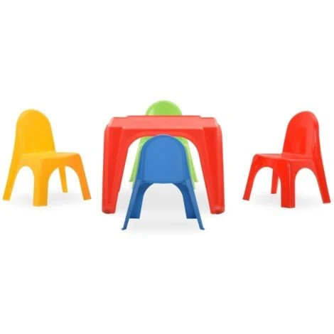 Ensemble De Table Et Chaises Pour Enfants PP VidaXL – Image 2