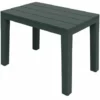 Table De Jardin TIMOR En Anthracite - Environ 60 X 38,5 Cm