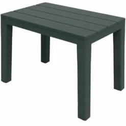 Table De Jardin TIMOR En Anthracite - Environ 60 X 38,5 Cm