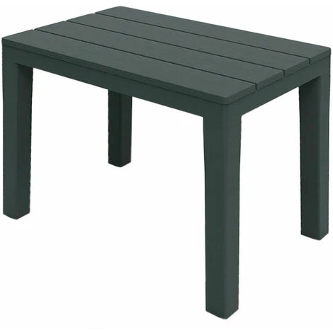 Table De Jardin TIMOR En Anthracite - Environ 60 X 38,5 Cm