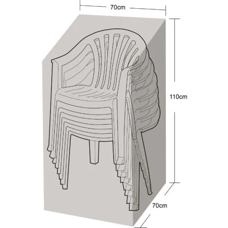 Housse De Chaise 70x70x110cm Werkapro