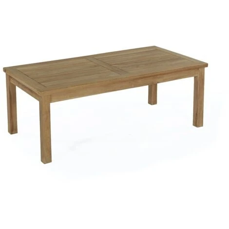 Table Basse Rectangulaire En Teck Ecograde Coffee 120 X 60 Cm – Image 2