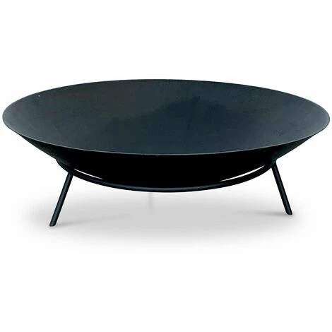 Brasero Ø90cm Sur 3 Pieds En Fonte Noir – FUJI - Pieds En Acier. Design épuré – Image 5