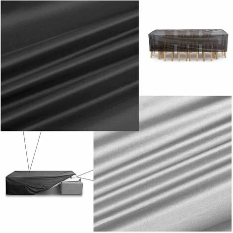 Housse De Protection Housse De Meuble Housse Salon De Jardin Bache Salon De Jardin, Housse Table De Jardin, Bache De Protection, Différentes Tailles 1709470CM – Image 3