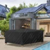 Housse Salon De Jardin 420D Oxford 242 162 100cm Housse De Protection Salon De Jardin Housse Table Jardin Bâche Salon
