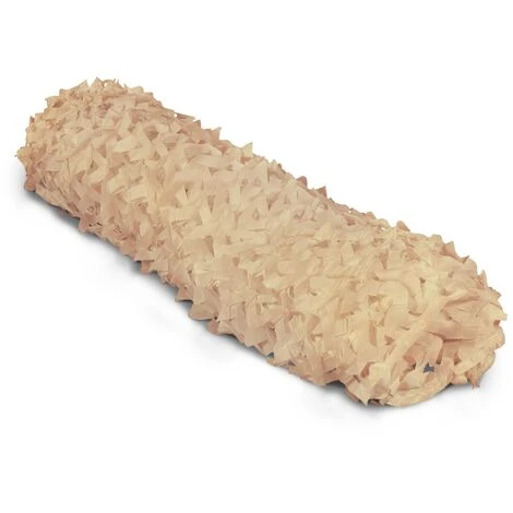 Voile D'ombrage Rectangulaire Design Ombrière Camouflage 4x6 M Sable – Image 3