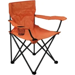 Fauteuil De Camping Pliant Orange