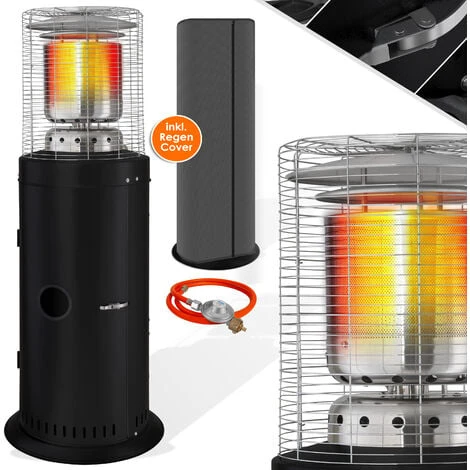 KESSER® Chauffage à Gaz KE12 Parasol Chauffant Pour Terrasse Chauffage De Terrasse Radiateur Extérieur Chauffage Extérieur 12,5 kW Chauffage D’extérieur à Gaz Chauffage Radiant Appareil De Chau – Image 2