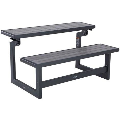 Lifetime Banc Convertible En Table Pique-Nique Gris (141 Cm) – Image 2