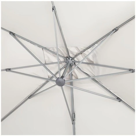 Parasol Jardin Déporté Alu Sun 4 - Rectangle - 3 X 4 M - Ecru – Image 4
