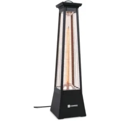 Chauffage De Terrasse Sur Pied 1500W - Chauffage à 360 Degrés - élément En Carbone - Modèle Compact - Alicudi
