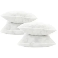 Lot De 4 Oreiller De Garnissage 50 X 50 Cm - Coussin à Recouvrir - Oreillers Intérieur - Rembourrage Coussins-Polyester